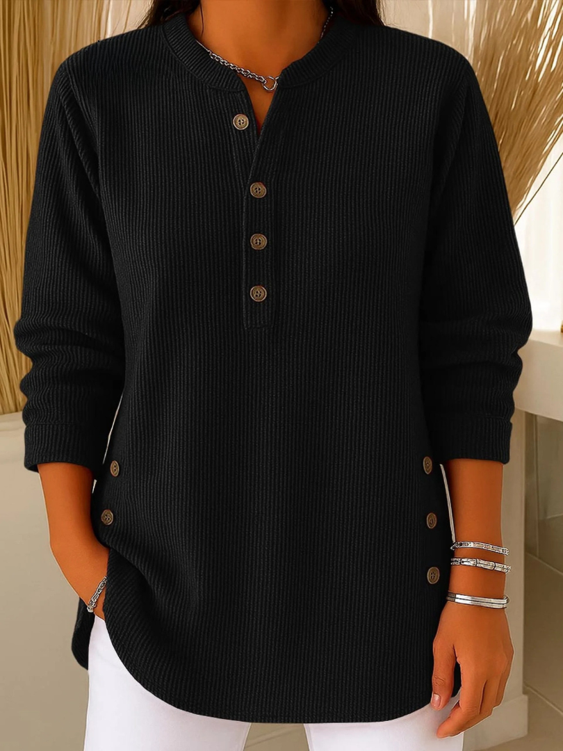 Ewa Tunika Henley z Guzikami