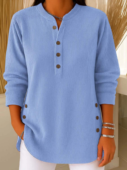 Ewa Tunika Henley z Guzikami