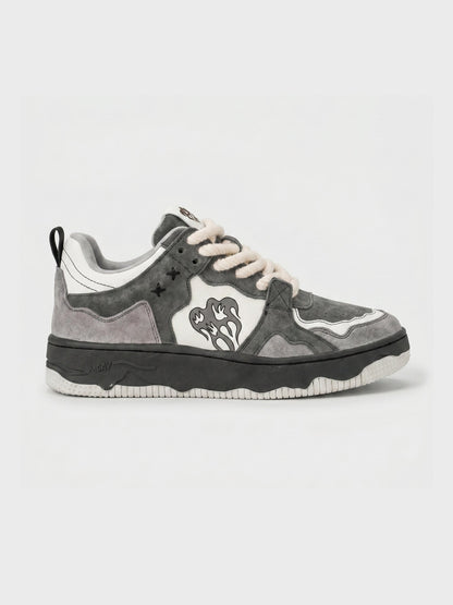 Sneakersy Retro w Serca