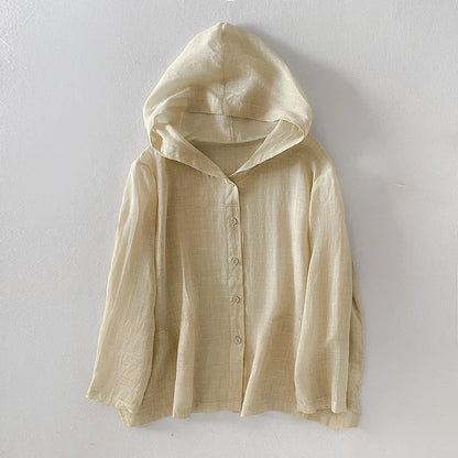 Anya Taylor Linen Hoodie