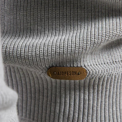 Dzianinowy sweter rozpinany