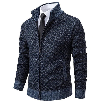 Luksusowy męski kardigan w stylu casual