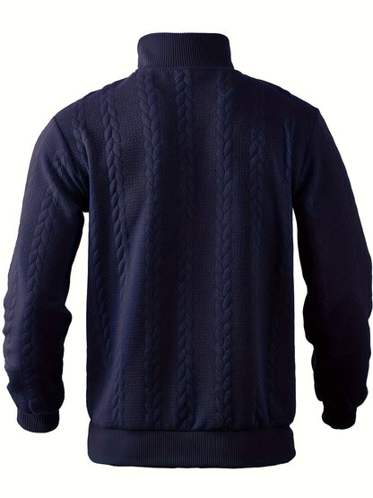 Dzianinowa bluza na suwak