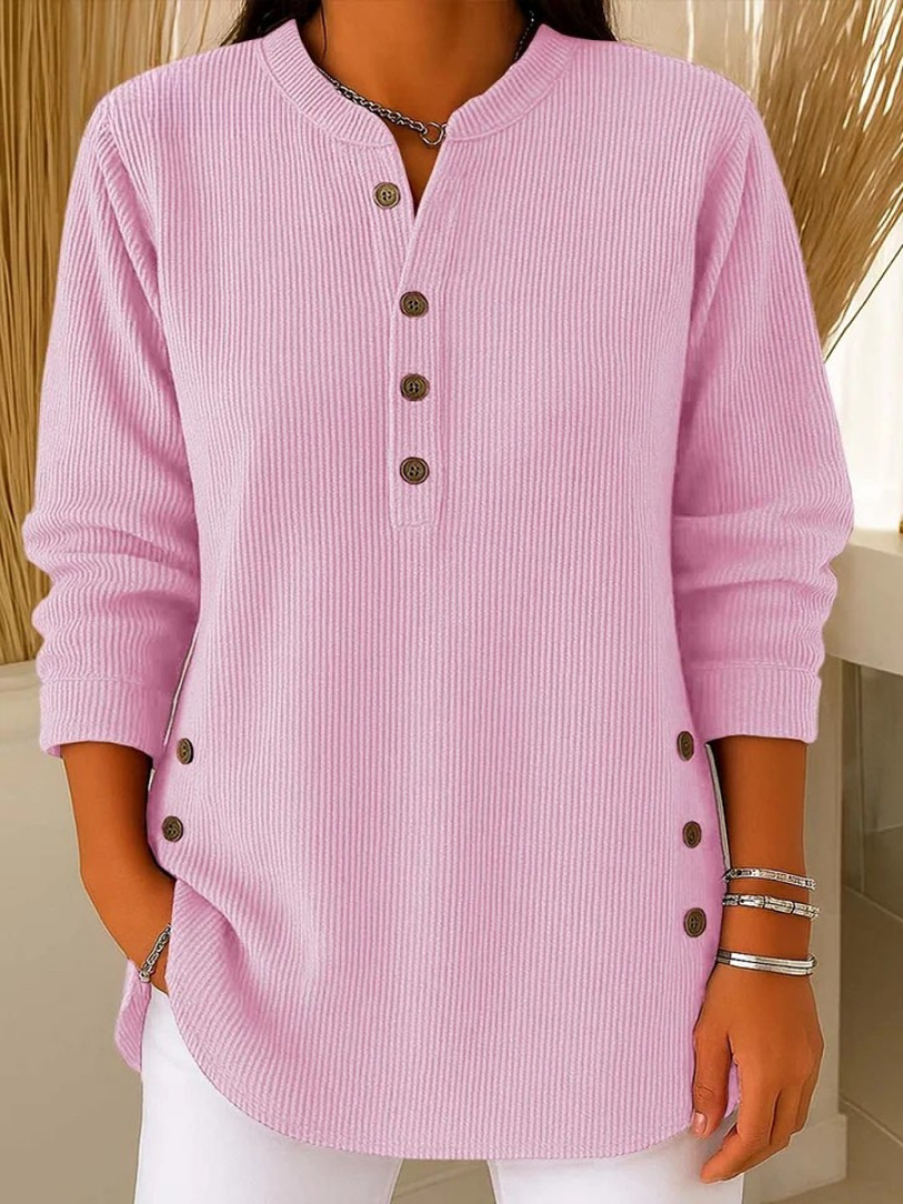 Ewa Tunika Henley z Guzikami