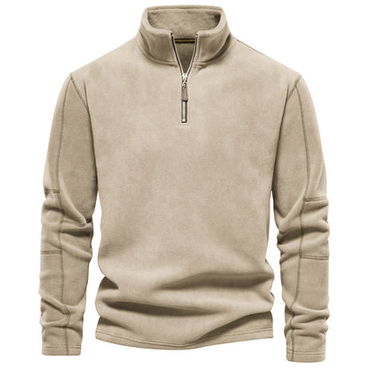 Sweter z krótkim zamkiem