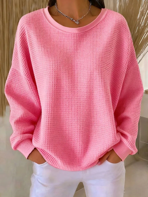 Norma Klasyczny Teksturowany Sweter