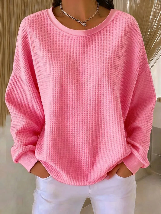 Norma Klasyczny Teksturowany Sweter