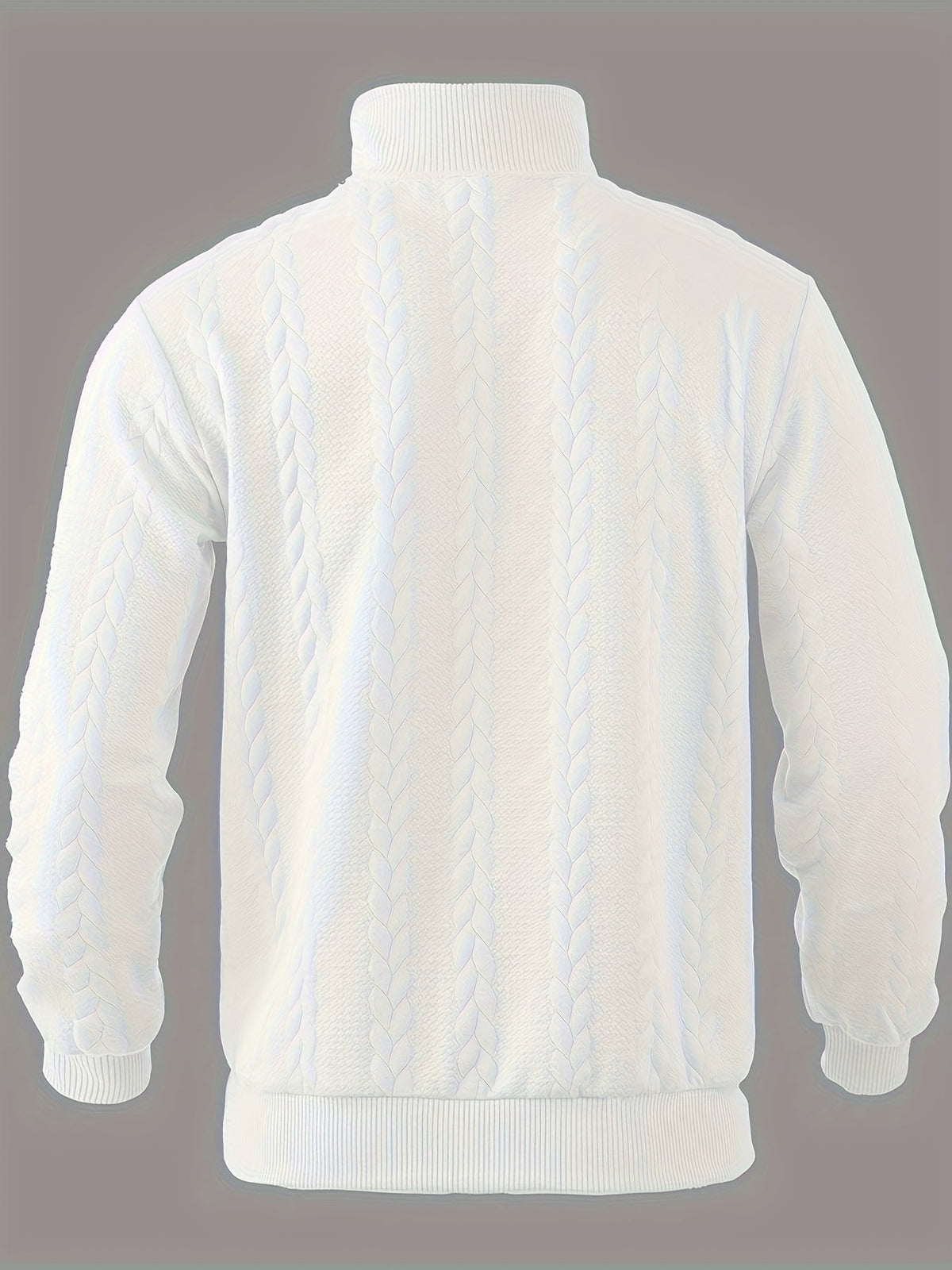 Dzianinowa bluza na suwak