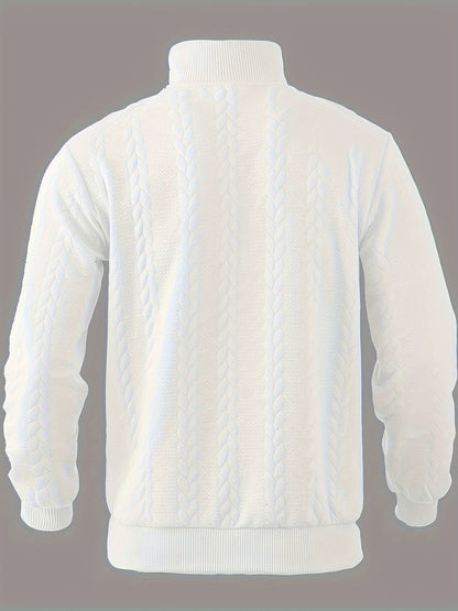 Dzianinowa bluza na suwak