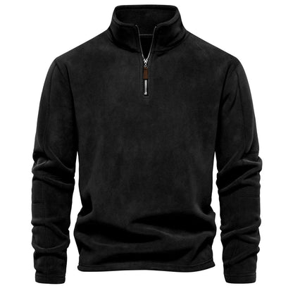 Sweter z krótkim zamkiem