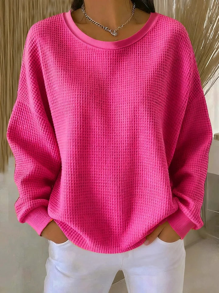 Norma Klasyczny Teksturowany Sweter