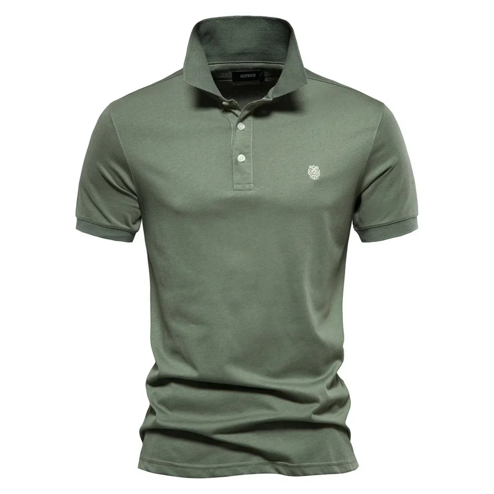 Stylowa bawełniana koszulka polo