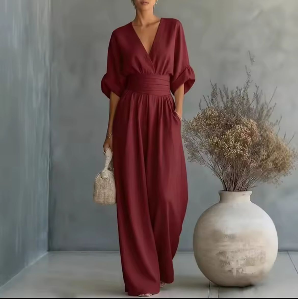 RADZIMIRA Kombinezon z rękawem kimono