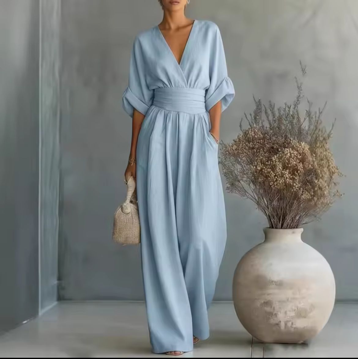 RADZIMIRA Kombinezon z rękawem kimono