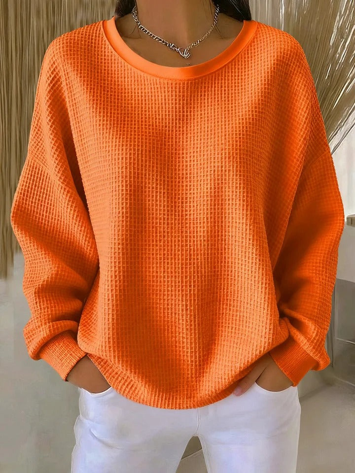 Norma Klasyczny Teksturowany Sweter