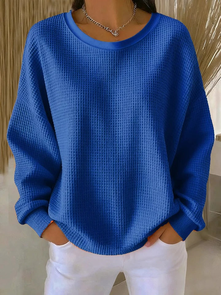 Norma Klasyczny Teksturowany Sweter