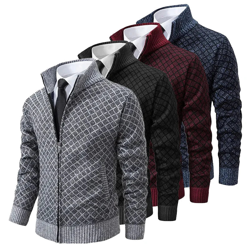 Luksusowy męski kardigan w stylu casual