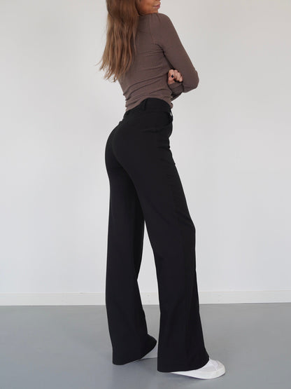 Vera Wide spodnie – Czarne